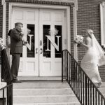 great aunt stella center wedding first look
